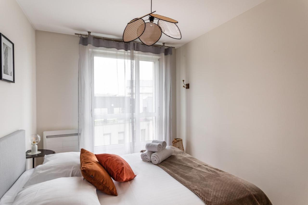 Ferienwohnung Le Vilona - T3 Moderne Avec Parking Prive Rennes Exterior foto