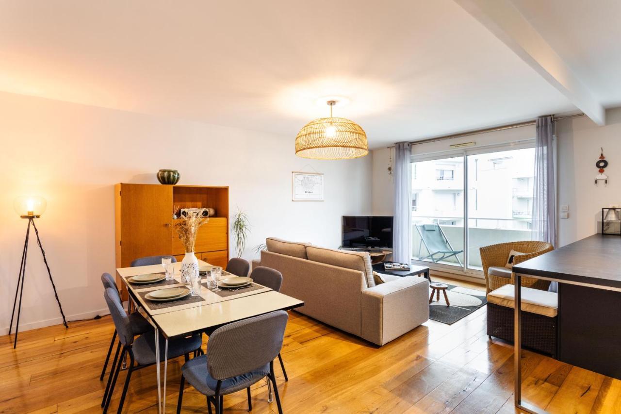 Ferienwohnung Le Vilona - T3 Moderne Avec Parking Prive Rennes Exterior foto
