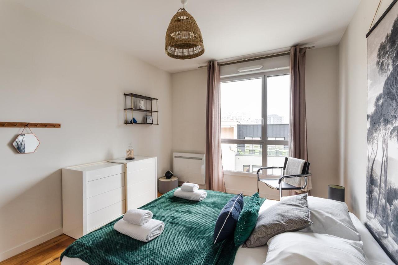 Ferienwohnung Le Vilona - T3 Moderne Avec Parking Prive Rennes Exterior foto
